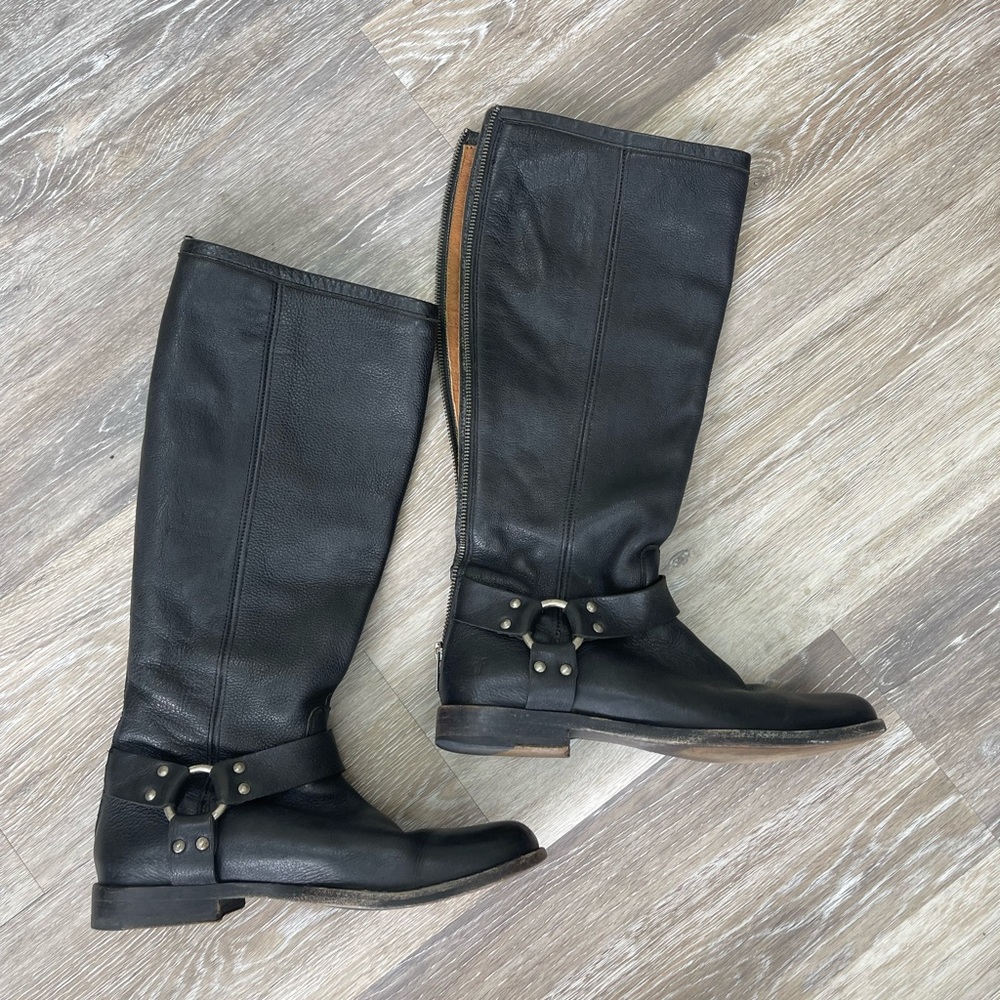 Frye harness boots